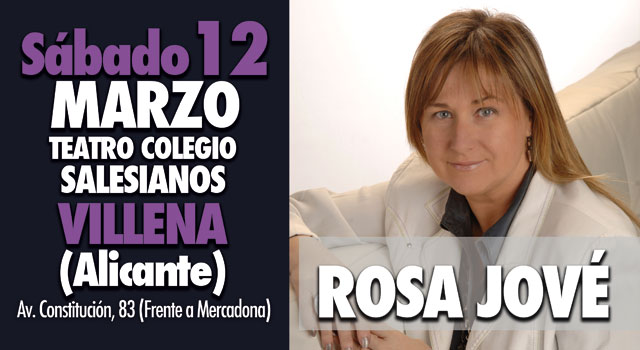 Rosa Jové en Villena Alicante 2016
